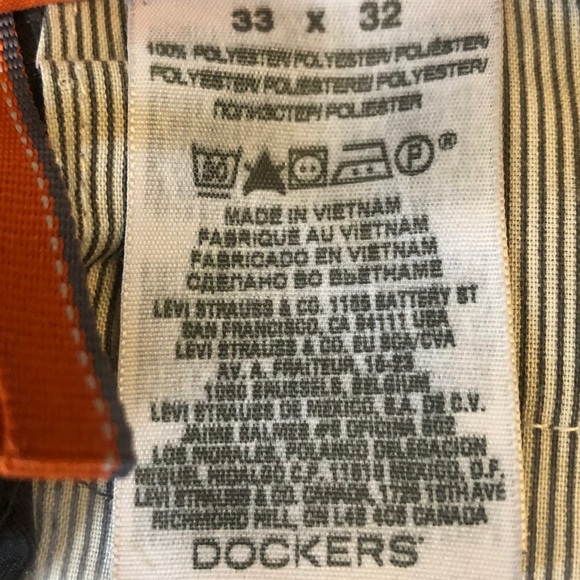 Dockers D3 Men’s Black Straight Leg Dress Pants - Picture 9 of 10